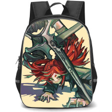 Gachiakuta Riyo Reaper Backpack StudentPack - Gachiakuta Riyo Reaper Fan Art Sketch Poster