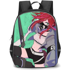 Gachiakuta Riyo Reaper Backpack StudentPack - Gachiakuta Riyo Reaper Sitting Illustration Art Poster