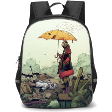 Gachiakuta Backpack StudentPack - Gachiakuta Rudo Surebrec And Enjin Digital Art Poster