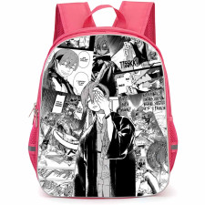 Gachiakuta Zanka Nijiku Backpack StudentPack - Gachiakuta Zanka Nijiku Grayscale Comic Art Poster
