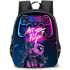 Gamer Backpack StudentPack - Are You Player Neon Controller