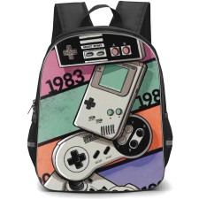 Gamer Backpack StudentPack - Controller Classic Vintage Art