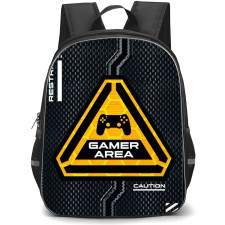 Gamer Backpack StudentPack - Gamer Area Caution