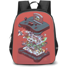 Gamer Backpack StudentPack - N64 Exploded View
