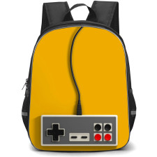 Gamer Backpack StudentPack - NES Controller Mustard Background
