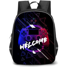 Gamer Backpack StudentPack - Welcome PS Controller Background