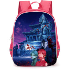 Gantz Backpack School Bag StudentPack - Gantz Characters Fierce Blood Splatter Series Poster