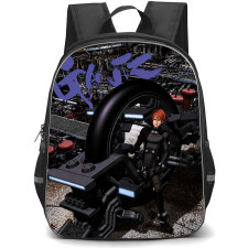 Gantz Kei Kurono Backpack School Bag StudentPack - Kei Kurono Riding Bike Fierce Portrait