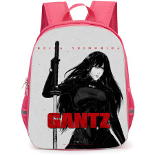 Gantz Reika Shimohira Backpack School Bag StudentPack - Reika Shimohira Holding Sword Fierce Portrait Poster