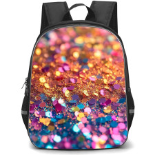 Girlish Backpack StudentPack - Girlish Rainbow Glitter Confetti