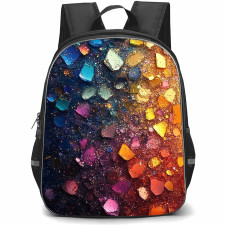 Girlish Backpack StudentPack - Girlish Rainbow Scale Glitter