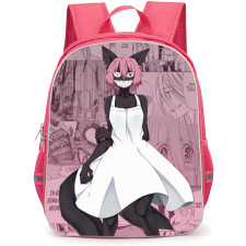 Gleipnir Chihiro Yoshioka Backpack StudentPack - Chihiro Yoshioka Pink Comic Background