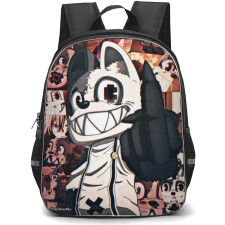 Gleipnir Shuichi Kagaya Backpack StudentPack - Shuichi Kagaya Collage Red Background