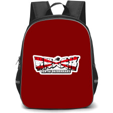 Go Go Loser Ranger Backpack StudentPack - Go Go Loser Ranger Logo Sentai Daishikkaku Sticker Art White Background