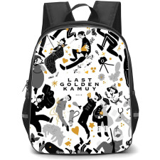 Golden Kamuy Backpack School Bag StudentPack - Golden Kamuy Minimalist Pattern Art Poster