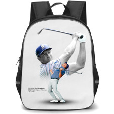 Golf Bryson DeChambeau Backpack School Bag StudentPack - Bryson DeChambeau Iconic Swing Celebration Poster