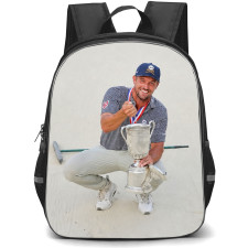 Golf Bryson DeChambeau Backpack School Bag StudentPack - Bryson DeChambeau Trophy Celebration Pose Poster