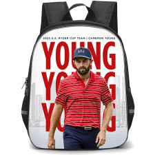 Golf Cameron Young Backpack School Bag StudentPack - Cameron Young Ryder Cup Inspired Poster