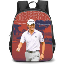 Golf Collin Morikawa Backpack School Bag StudentPack - Collin Morikawa PGA Champion Artwork Poster