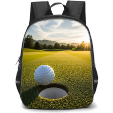 Golf Backpack School Bag StudentPack - Golf Ball Landscape Poster