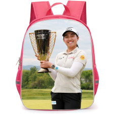 Golf Atthaya Jeeno Thitikul Backpack School Bag StudentPack - Atthaya Jeeno Thitikul Holds Mizuho Americas Open Champion Trophy Poster