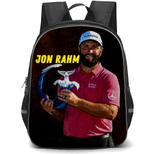 Golf Jon Rahm Backpack School Bag StudentPack - Jon Rahm Dark Aesthetic Champion Poster