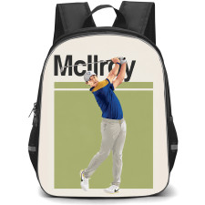 Golf Rory McIlroy Backpack School Bag StudentPack - Rory McIlroy Minimal Vector Art Poster