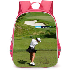 Golf Minjee Lee Backpack School Bag StudentPack - Minjee Lee Elegant Swing Motion Poster