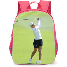 Golf Minjee Lee Backpack School Bag StudentPack - Minjee Lee Fairway Shot Poster
