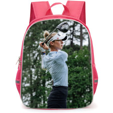 Golf Nelly Korda Backpack School Bag StudentPack - Nelly Korda Focused Tee Shot Poster