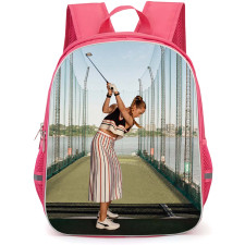 Golf Nelly Korda Backpack School Bag StudentPack - Nelly Korda Luxury Driving Range Poster