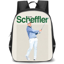Golf Scottie Scheffler Backpack School Bag StudentPack - Scottie Scheffler Vector Art Poster