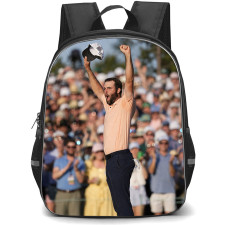 Golf Scottie Scheffler Backpack School Bag StudentPack - Scottie Scheffler Victory Celebration Poster