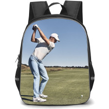 Golf Jordan Spieth Backpack School Bag StudentPack - Jordan Spieth Fairway Power Swing Poster