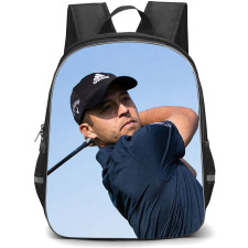 Golf Xander Schauffele Backpack School Bag StudentPack - Xander Schauffele Focused Swing Portrait Poster