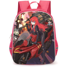 Guardian Tales Eugene Backpack StudentPack - Eugene Riding Motorcycle Portrait Poster