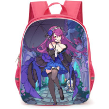 Guardian Tales Karina Backpack StudentPack - Karina Holding Umbrella Walking Portrait