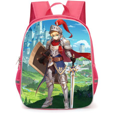 Guardian Tales Knight Backpack StudentPack - Knight Smile Portrait In Castle Background
