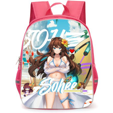 Guardian Tales Sohee Backpack StudentPack - Sohee Beautiful Beach Poster