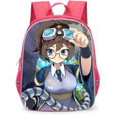 Guardian Tales Sohee Backpack StudentPack - Sohee Holding Glasses Smiling Portrait