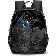 Guardian Tales White Beast Backpack StudentPack - White Beast Glowing Blue Eyes