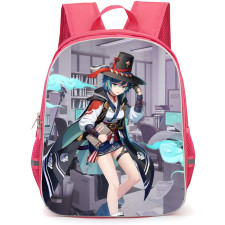 Guardian Tales Yuna Backpack StudentPack - Yuna Sitting Portrait In Office Background