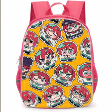 Mobile Suit Gundam GQuuuuuuX Amate Yuzuriha Backpack School Bag StudentPack - Amate Yuzuriha Chibi Sticker Pattern Poster