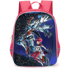 Mobile Suit Gundam GQuuuuuuX Backpack School Bag StudentPack - Amate Yuzuriha And GQuuuuuuX Flying Side Portrait