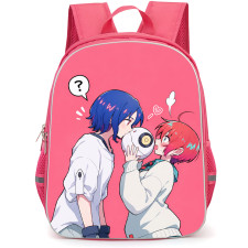 Mobile Suit Gundam GQuuuuuuX Backpack School Bag StudentPack - Amate Yuzuriha And Shuji Ito Kissing Robot Pink Poster