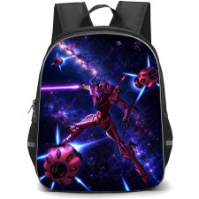Mobile Suit Gundam GQuuuuuuX Red Gundam Backpack School Bag StudentPack - Red Gundam Attack Stance Space Portrait