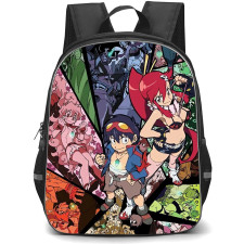 Gurren Lagann Backpack StudentPack - Characters Collage Comic Background
