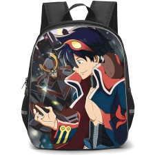 Gurren Lagann Simon Backpack StudentPack - Simon Robot City Background