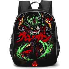 Gurren Lagann Backpack StudentPack - Tengen Toppa Gurren Lagann Silhouette Art