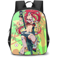 Gurren Lagann Yoko Littner Backpack StudentPack - Yoko Littner Coke and Ammos Cartoon Art
